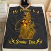 Scooby Flannel Blanket, High Quality Comfortable for All Seasons, Home Decor, Warmth and Comfort