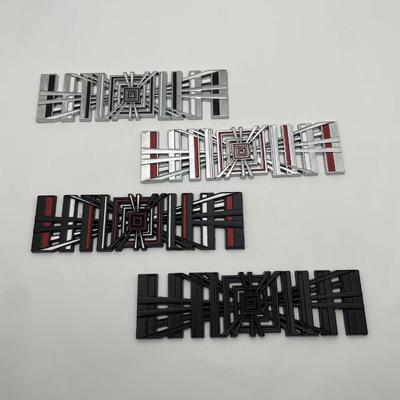 Plaid for Tesla Model 3 Y S X Tail Tag Trunk 3D  Zinc Alloy Vehicle Label Emblems PLAID Badge Creative Decoration Stickers