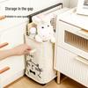 Foldable Oxford Cloth Storage Basket with Wheels