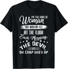 Vintage Distressed The Devil Tarot Card Women s Fashion T-Shirt 2XL