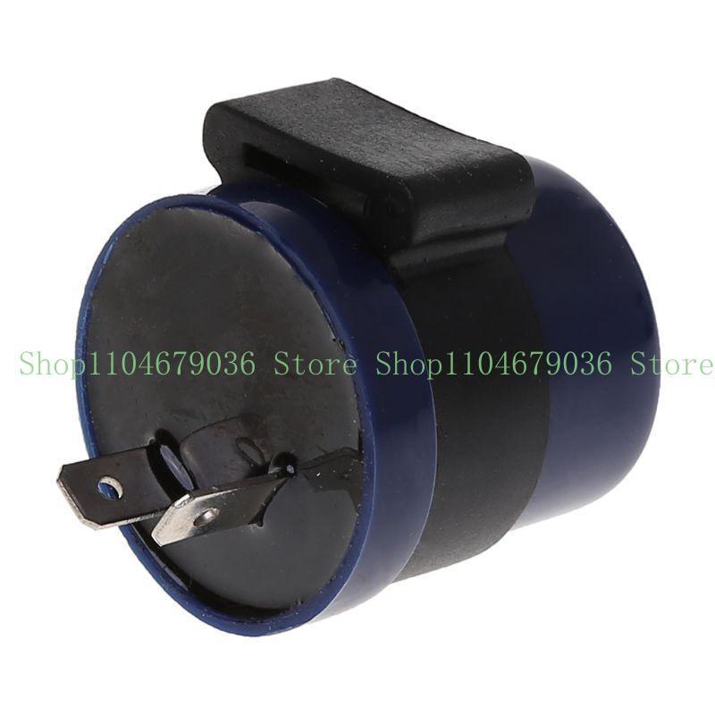 6V 12V Round Motorcycle Inbuilt Beeper Flasher Turn LED 2 P Motor Buzzer Flasher Indicato