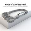 Keychain in The Shape of a Small Footprint, Multi-Ring Personalized Anti-Loss Accessory for Car Keys