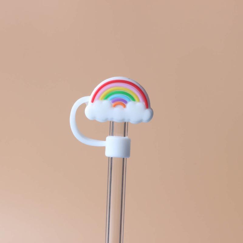 Pen Cap, Cute Girl, 8mm Inner Diameter, Protective Dust Cover, Cute Straw Cap, Straw Cover, Cartoon