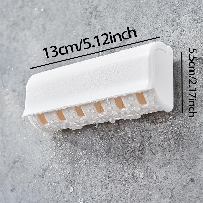 Simple Wall Mounted Toothbrush Rack No Perforated Toothbrush Storage Rack Toothbrush Storage Rack Toothbrush Holder Wall