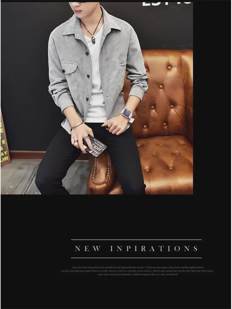 Men's Fashionable Casual Jackets - Japanese Style, Large Sizes, Autumn & Winter 2019 Trend