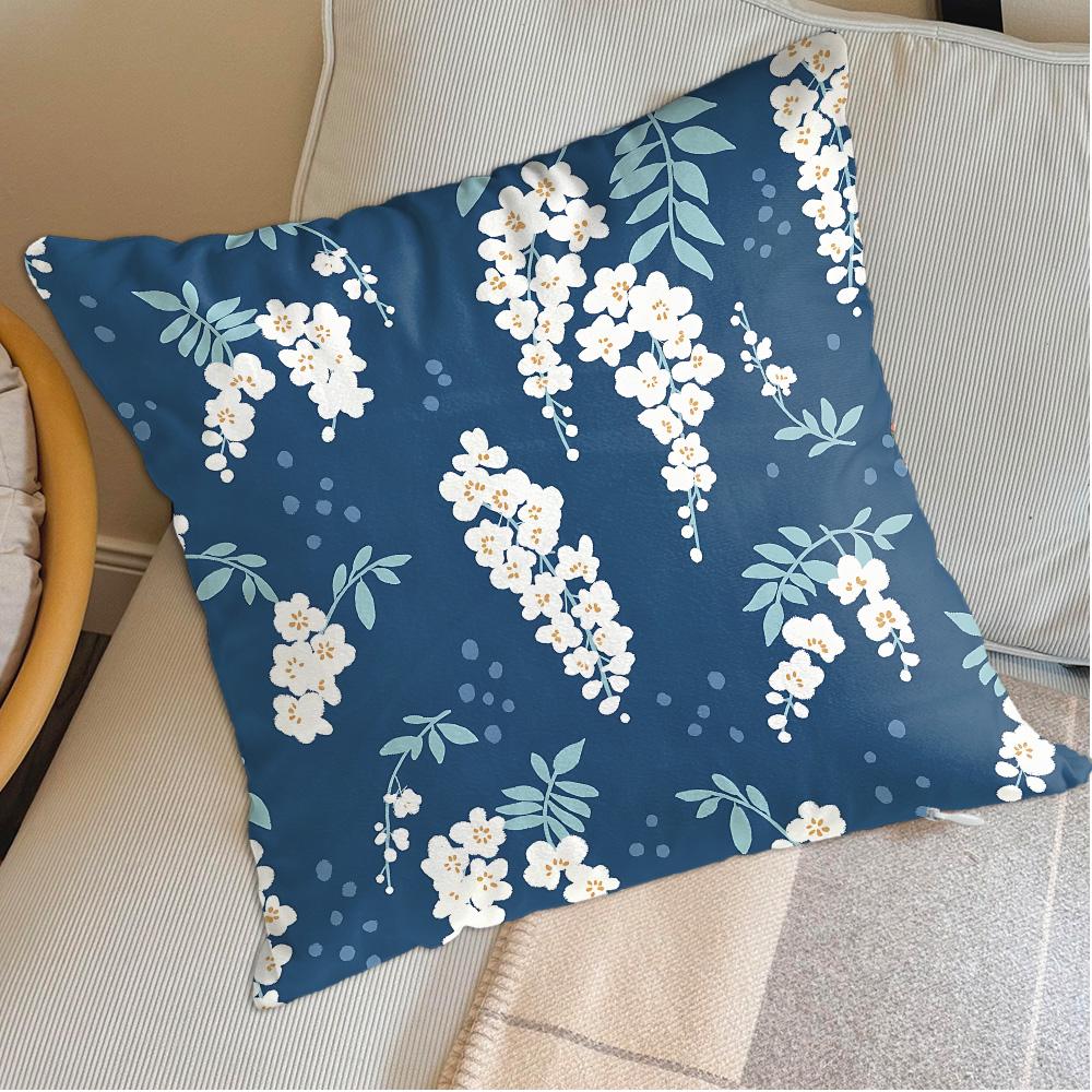 Rose Flowers Pillowcase Cushion Cover 45X45 Ornamental Pillows Christmas Decoration Personalized Gift Nordic Home