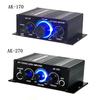 AK280/AK270/AK170 Audio Amplifiers for Car Home Bass 2.0 Channel Hifi Sound Amplifier Home Digital 12V Mini Treble Power Amplify