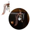 Romance Heart Pocket Watch Charm Keychain Portable Sturdy Alloy Gift for Her