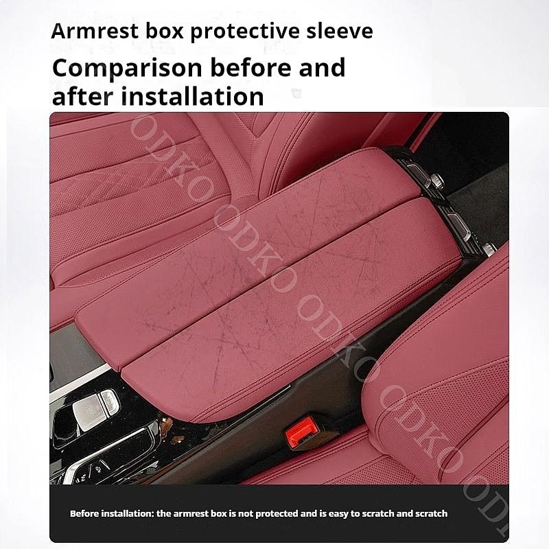For Bmw 5 Series Center Console Armrest Booster Pad Interior Modified Storage Armrest Box Cushion Heightener Central Box