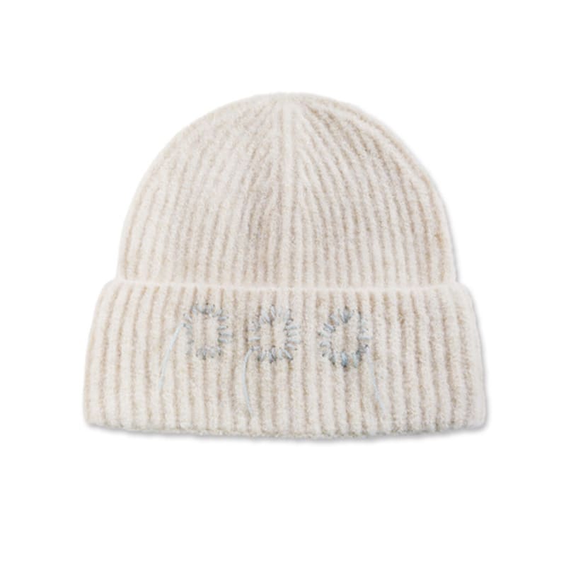 

ШАПКА БИНИ РУЧНОЙ ВЯЗКИ NOUGHT 000 / Овсянка free