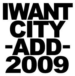 CD I WANT CITY - Add 2009 CHAOTIC004 Chaotic Noise R 2009 Japan Rock Used