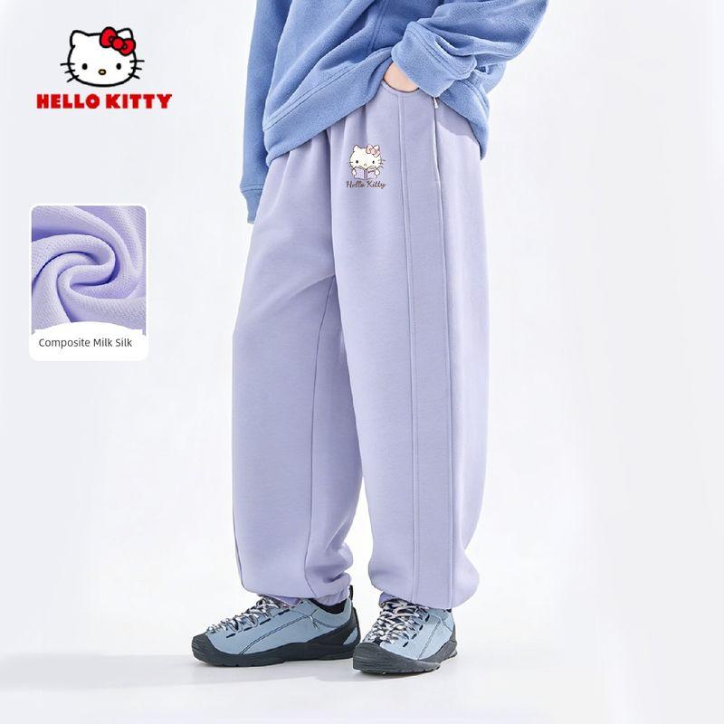 Hellokitty Children's Pants Spring 2026 New Style Girls' Sweatpants Thin Style Girls' Spring and Autumn Casual Long Pants