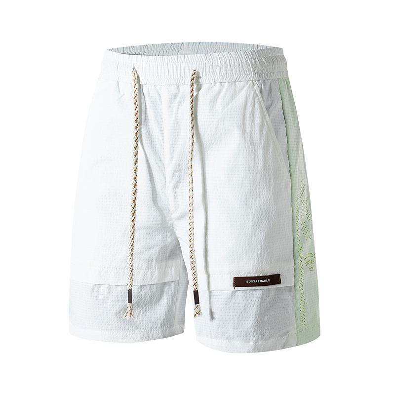 Sommer-Arbeitsshorts, Schnelltrocknende Eis-Seide, Lockere, Lässige, Gerade geschnittene Shorts