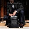 BoPai Men's Top-Grain Leather 16-inch Laptop Business Backpack