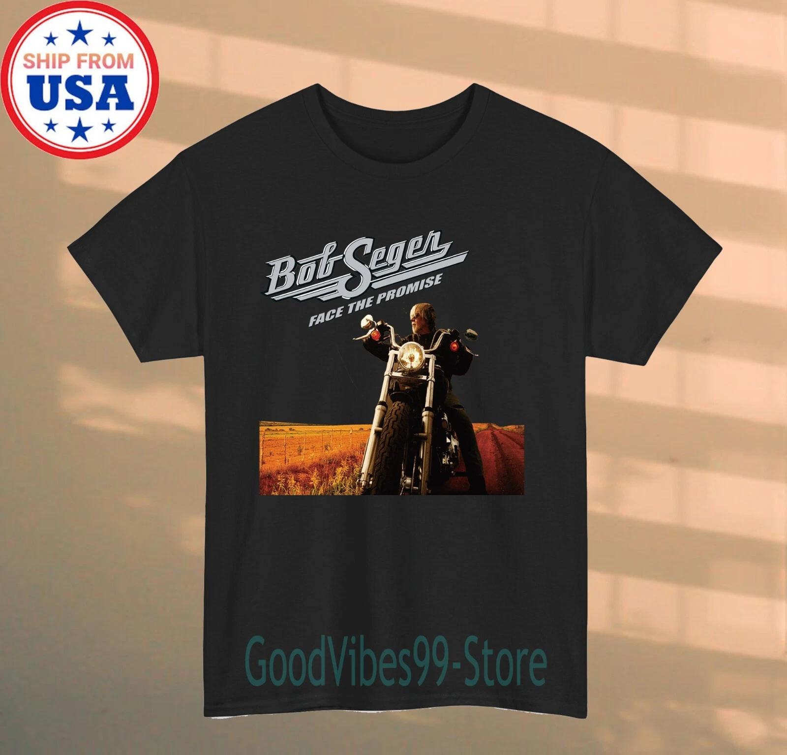 BOB SEGER Face The Promise Men s Black Size S-5XL M