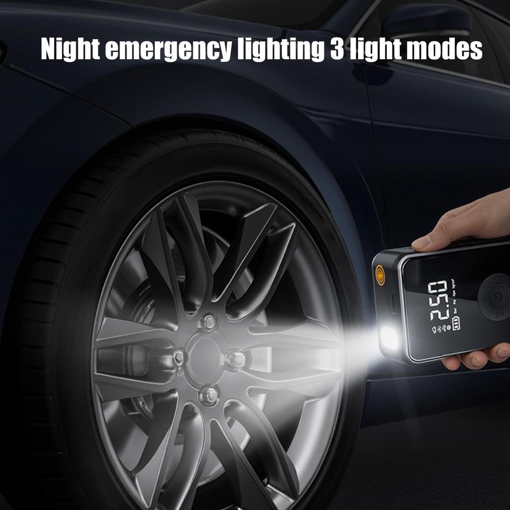 Car Wireless Air Pump 150PSI Portable Electric Tire Inflation For Car Bicycle Motorcycle Air Compressor Digital Display Inflator