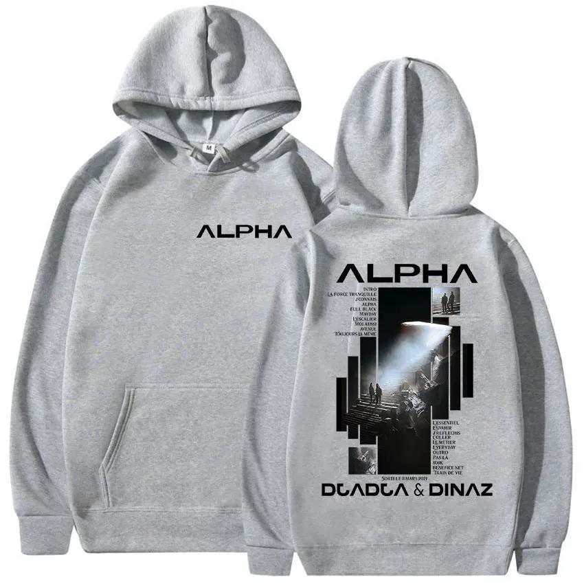 Rapper Alpha Djadja & Dinaz Tour 2025 New Album Hoody Men Clothing Retro Aesthetic Sweatshirt Fashion High Quality Fleece Hoodie