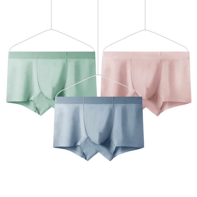 Boxer da Uomo Senza Cuciture Antibatterici in Modal con Grafene 5A - Vita Media Effetto Pelle Nuda