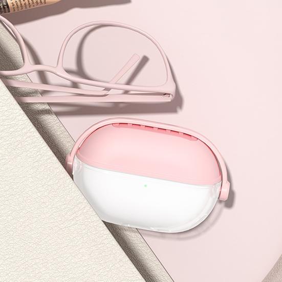 Earphone Case with Rotatable Handle All-Round Protection Silicone Smooth Split Design Headphone Sleeve for Huawei Freebudspro4/pro3 Universal