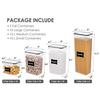 Vtopmart 32pcs Airtight Food Storage Containers Set BPA Free Plastic Kitchen and Pantry Organization Canisters with Lids for Ce