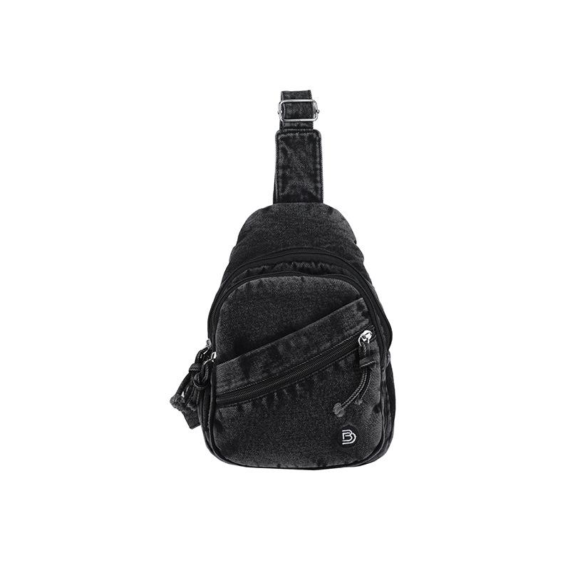 Damen Brusttasche Große Kapazität Mehrschichtige Umhängetasche Crossbody-Tasche