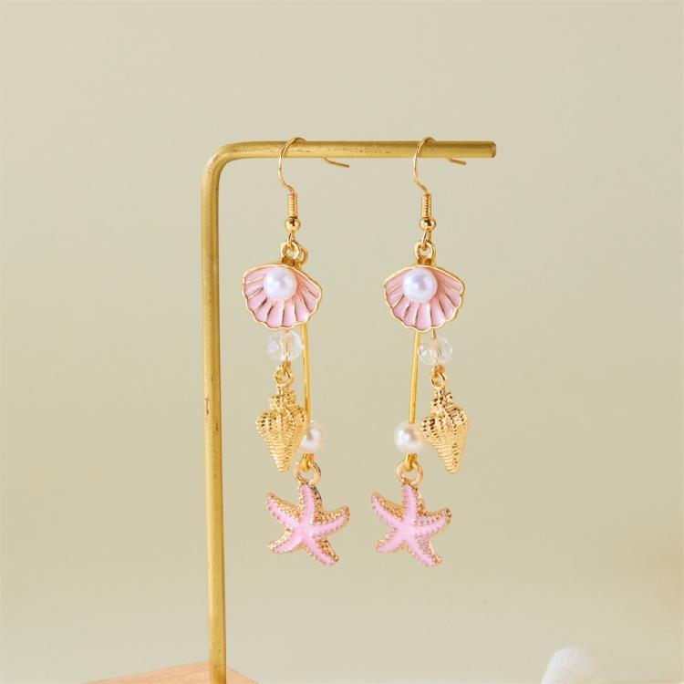 Nauticals Inspire Shell Shape Earrings Jewelry With Secure Hook Closure Comfortable Designs for Special Occasions