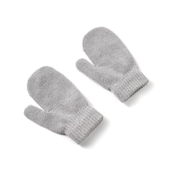 3Pcs/Set Kids Hat Scarf Glove Set Plush Ball Decor Twist Texture Thickened Warm Brimless Hat Long Scarf Touch Screen Gloves Set