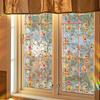 Stained Glass Window Film,Window Privacy Films,Rainbow Glass Decals Stickers for Home Anti UV17.7" x 43.3"