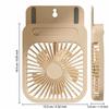 Compact Mini Rechargeable Fan Low Noise Gentle Wind Silent Fan Magnetic Design Rechargeable Power Supply Magnetic Wall Mount Fan