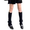 Fashion Rhombus Pattern Wool Leg Covers Cable Knitted Leg Warmers for Cold Weather Footless Long Boot Socks Hosiery