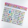 8 Sheets/Pack Numbers and Letters Kids Cute Stickers 3D Bubble PVC Early Learning Educational Toys Cartoon DIY Sticker