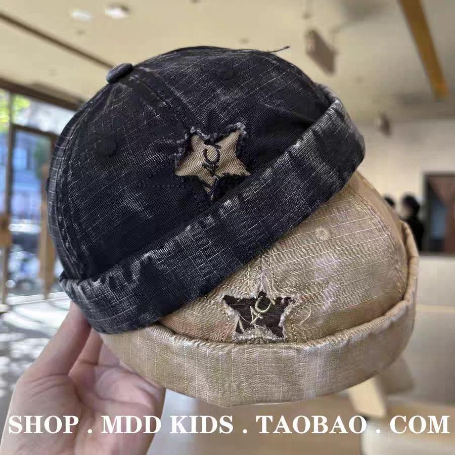 Unisex melon-shaped hat, windproof, suitable for children and teenagers, stylish and casual design