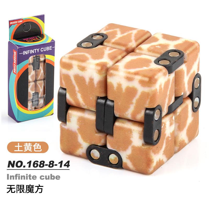 New Strange Decompression Toy Uv Printing Infinite Rubik'S Cube, Decompression Folding Variety Rubik'S Cube Fingertip Rubik'S Cube