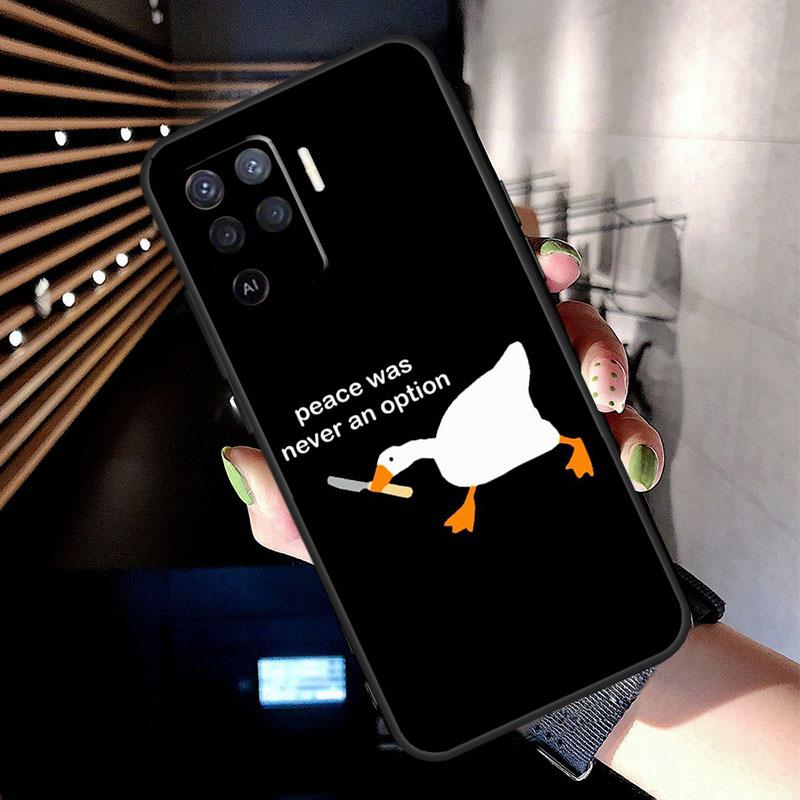 Untitled Goose Game Case For Oppo A78 A98 A18 A38 A58 A60 A80 A40 A77 A57 A17 A74 A54 A94 A96 A76 A16 A15 A5 Pro