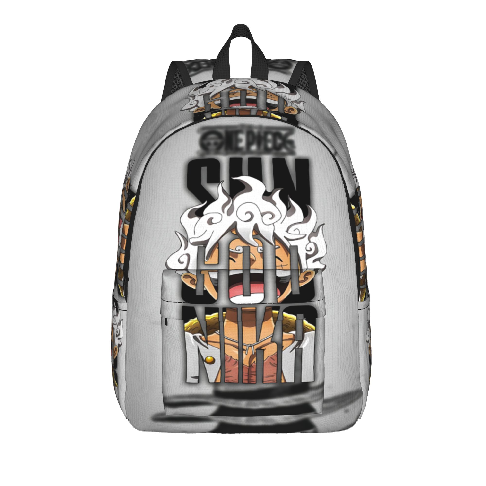 Style Jojo's Bizarre Adventure Sac à dos Monde Mochilas Léger Fermeture éclair École Sac à dos Idéal pour un usage quotidien (as the picture,18 inches)