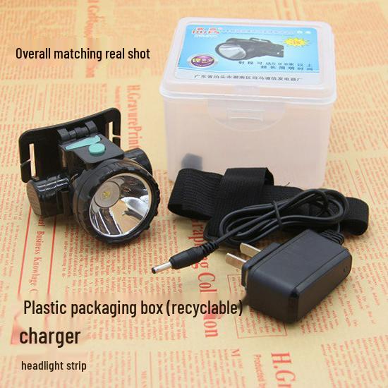 Ultra-Bright LED Rechargeable Headlamp for Fishing and Mining