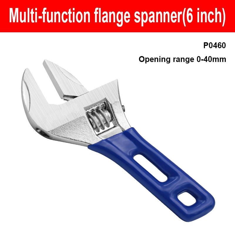 6/8 inch Universal Spanner Mini Nut Key 40mm/50mm Maximum Diameter Adjustable Wrench Stainless Steel Hand Tools