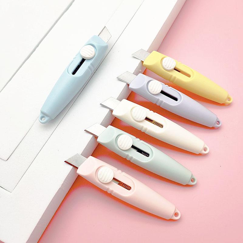 Mini Cartoon Art Knife Small Portable Unpacking Knife Carrot Dolphin Whale Art Paper Knife Student Knife