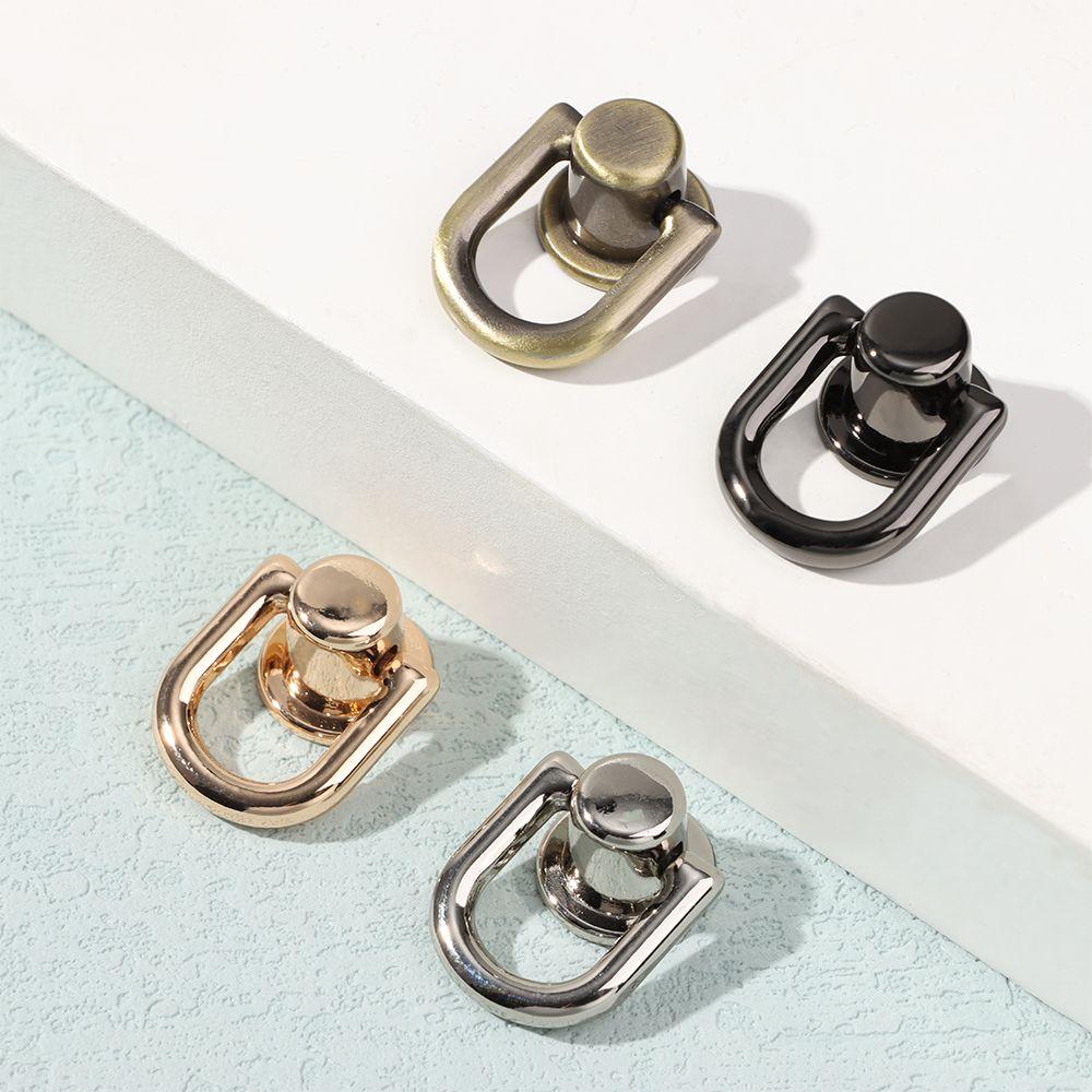Screw Nail Bag Snap Luggage Buckle Studs Button Nail Buckle Handbag Belt Connector Metal Bag Rivet
