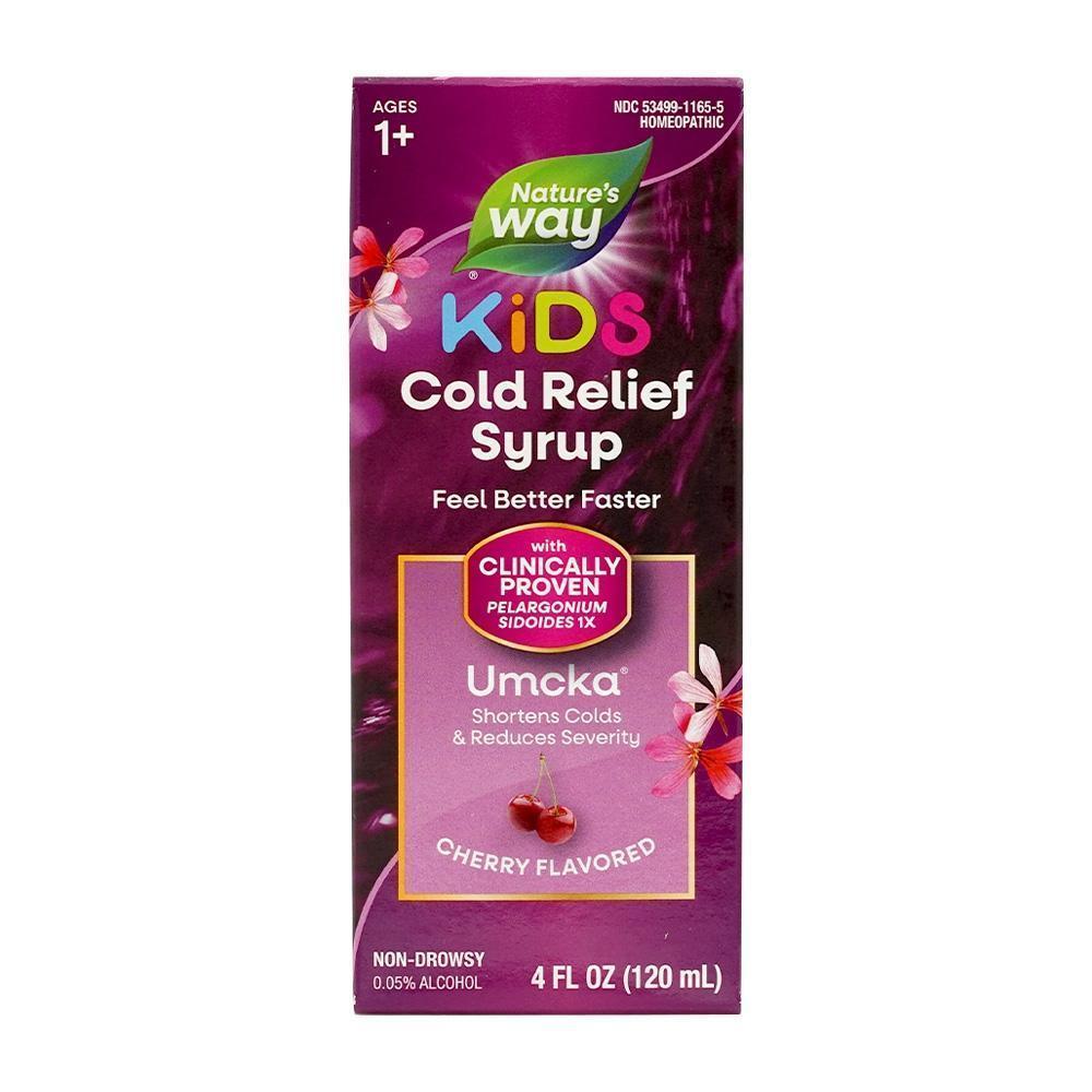 

Umcka Kids Cold Relief Syrup Cherry Flavored, 4 fl oz