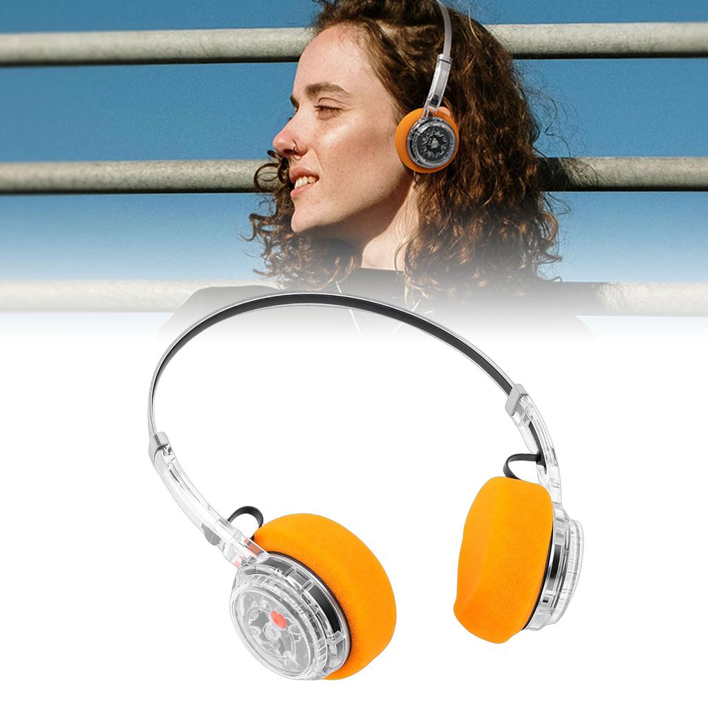 Retro 6.0 Hdphones, Lightweight Curved Metal Hdband Sports Hdset with 6 Degree r Cup Adjustment, for Outdoor Activities and All Day Wr