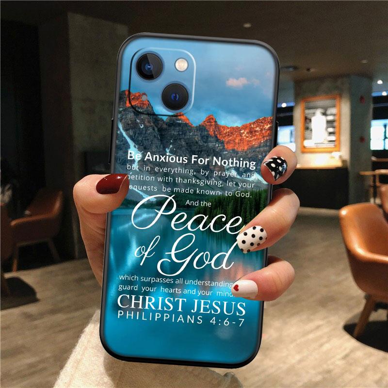Bibelvers Jesus Christus Neue High-End-Handyhülle für OPPO A3 Pro A72 A74 A76 A77 A77S A78 A79 A94 A95 A18 A40M A58