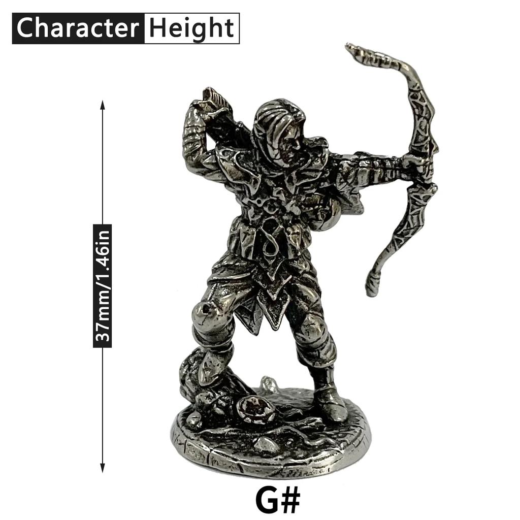 War Chess Table Game Car Ornaments Decorations Crafts Copper Undead Skeleton Soldiers Dolls Army Legion Model Figurine Miniature