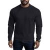 Splicing Round Neck Sweatshirt, Loose Long Sleeved T-Shirt Fashionable Top