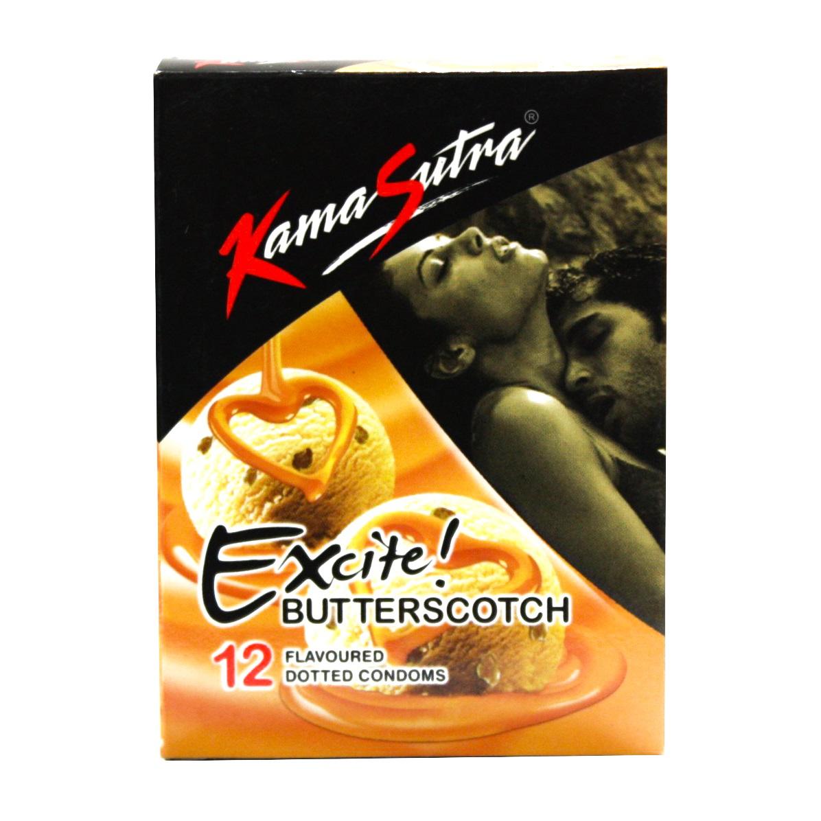 РџСЂРµР·РµСЂРІР°С‚РёРІС‹ С‚РѕС‡РµС‡РЅС‹Рµ СЃ Р°СЂРѕРјР°С‚РѕРј Р�СЂРёСЃРѕРє (12 С€С‚), Butterscotch Flavoured Condoms,  Kamasutra