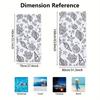 Starfish Seashell Coral Pattern Microfiber Beach Towel, Quick Dry Absorbent Lightweight for Beach Camping Travel Holiday Gift