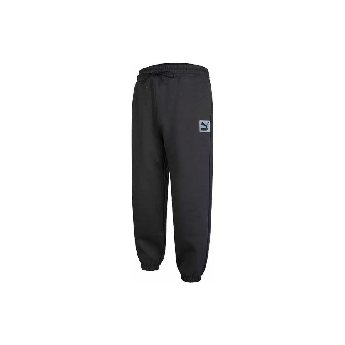 

Puma Solid Color Sports Casual Pants Men bottoms Black 622143-75 L