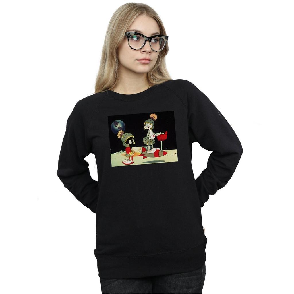 Looney Tunes Womens/Ladies Bugs Bunny Spaced Sweatshirt
