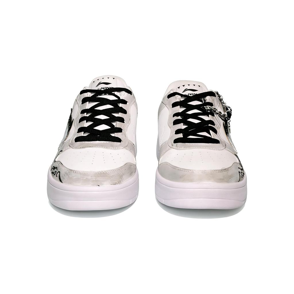 Li Ning Floating Boat Abrasion Resistant Lightweight Wear resistant And Lightweight Low top Skateboard Shoes Unisex AGCS419-1(Team1853-)
