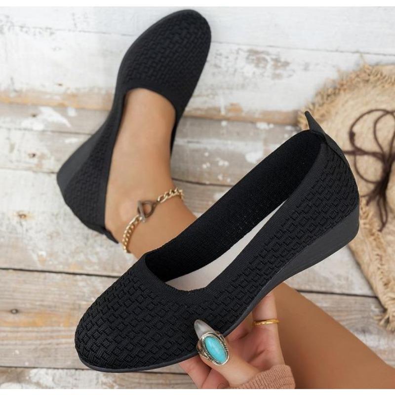 

Новые женские сетчатые туфли с квадратным носком, дышащие, повседневные, на Хэллоуин, осенние, простые, с перфорацией, на плоской подошве, Zapatos De Mujer 43